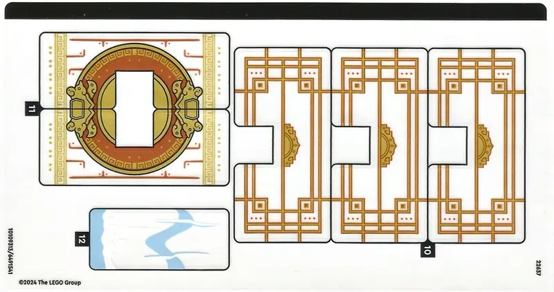 Sticker Sheet for Set 80058, Sheet 2 - (10109313/6491541)