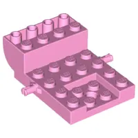 Bright Pink Vehicle, Base 4 x 6 x 1 2/3 Curved