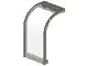 Trans-Clear Panel 6 x 6 x 9 Curved Top