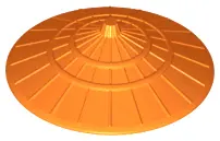 Orange Minifigure, Headgear Hat, Conical Asian