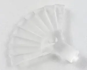 Trans-Clear Minifigure, Utensil Hand Fan