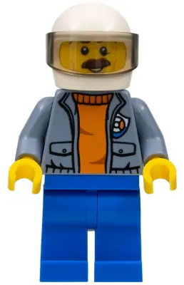 Coast Guard City - Helicopter Pilot with Moustache