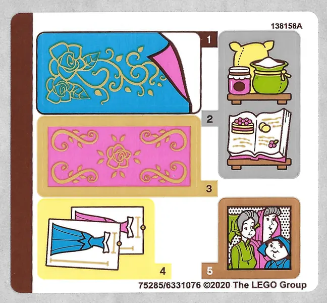 Sticker Sheet for Set 43188 - (75285/6331076)