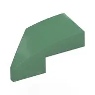 RIGHT PLATE 1X2, W/ BOW, 45 DEG. CUT