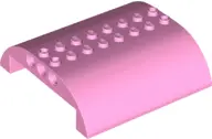 Bright Pink Slope, Curved 8 x 8 x 2 Double