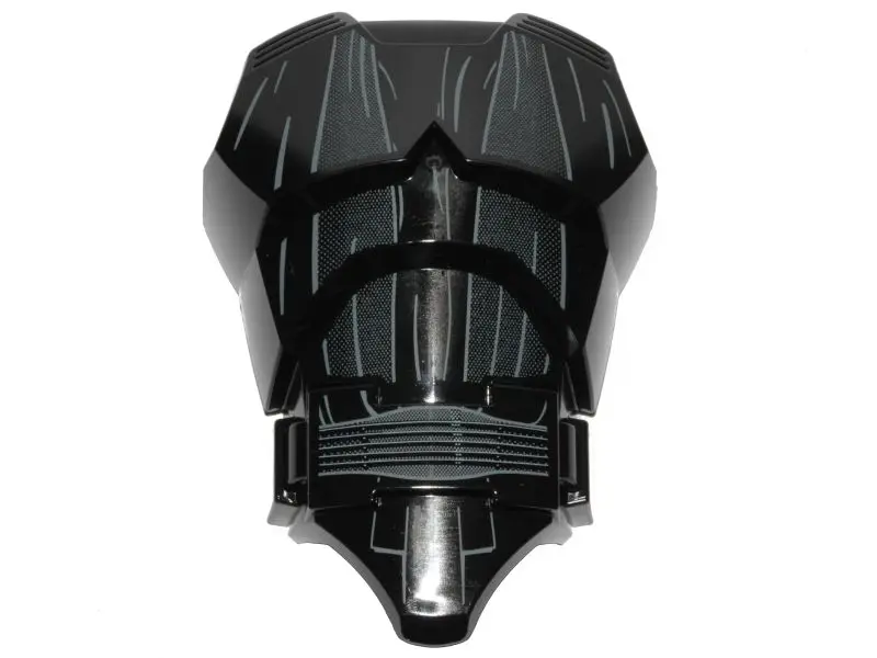 Black Large Figure Torso with SW Darth Maul Pattern
