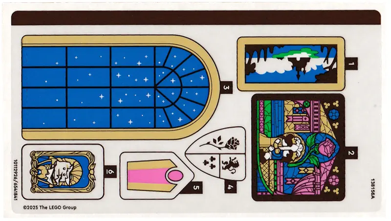 Sticker Sheet for Set 43263 - (10112926/6541841)