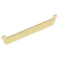 Tan Garage Roller Door Section without Handle