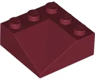Dark Red Slope 33 3 x 3 Double Concave