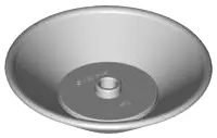 Light Bluish Gray Dish 5 x 5