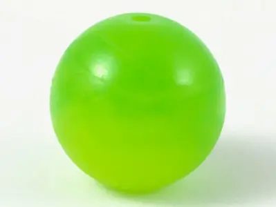 Bright Green Ball, Bionicle Zamor Sphere with Marbled Green Pattern