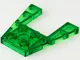 Trans-Green Wedge, Plate 4 x 4