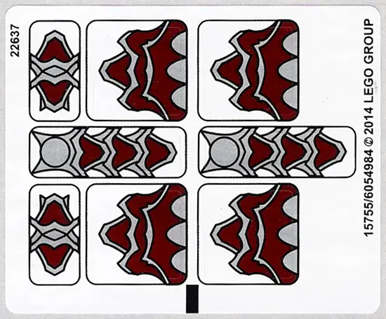 Sticker Sheet for Set 70127 - (15755/6054984)