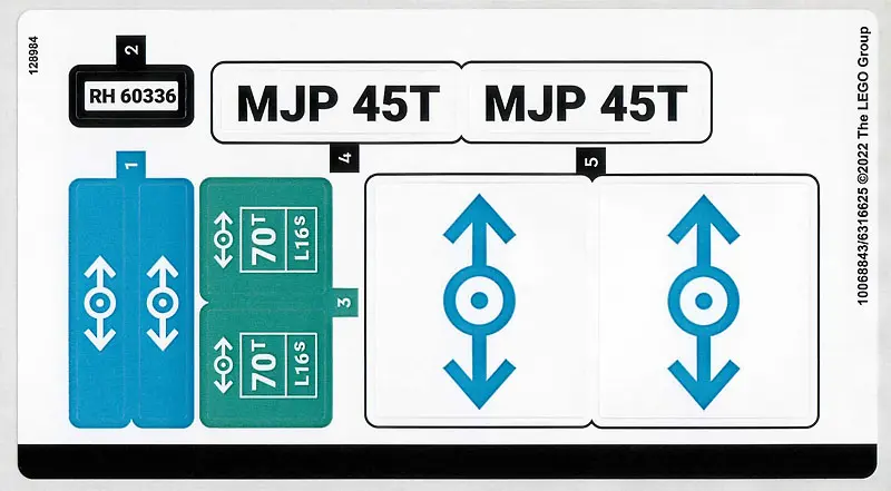 Sticker Sheet for Set 60336 - (10068843/6316625)