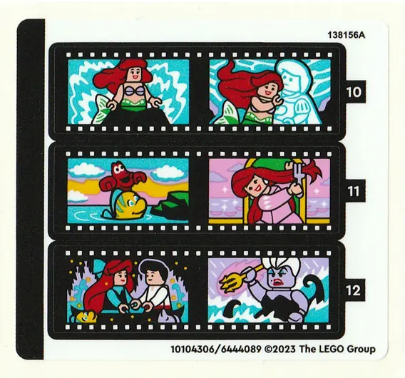 Sticker Sheet for Set 43227, Sheet 2 - (10104306/6444089)