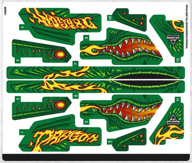 Sticker Sheet for Set 42149 - (10102450/6430665)