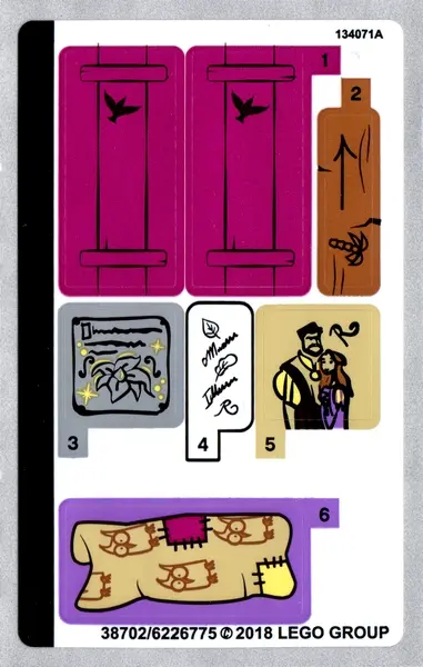 Sticker Sheet for Set 41157 - (38702/6226775)