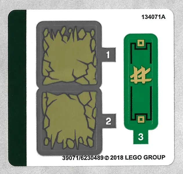 Sticker Sheet for Set 70658 - (39071/6230489)