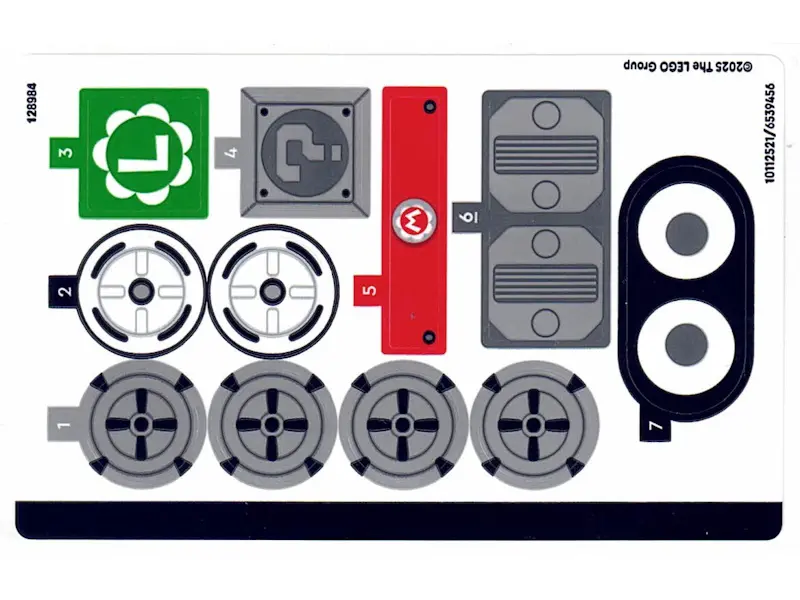 Sticker Sheet for Set 72034 - (10112521/6539456)