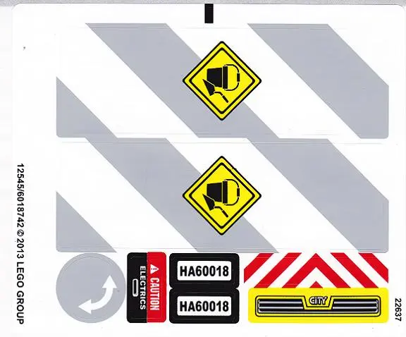 Sticker Sheet for Set 60018 - (12545/6018742)