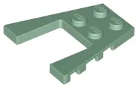 Sand Green Wedge, Plate 4 x 4