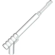 White Minifigure, Weapon Spear Gun with Squared Trigger and Thick Spear Base