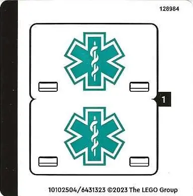 Sticker Sheet for Set 40582 - (10102504/6431323)