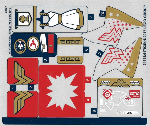 Sticker Sheet for Set 41235 - (31813/6179354)
