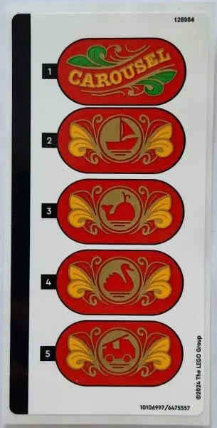 Sticker Sheet for Set 40714 - (10106997/6475557)