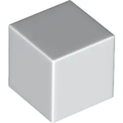 White Minifigure, Head, Modified Cube
