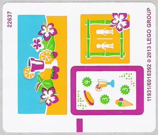 Sticker Sheet for Set 41008 - (11931/6018392)