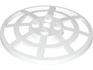 White Dish 6 x 6 Inverted (Radar) Webbed - Type 2 (Underside Attachment Positions at 90 degrees)
