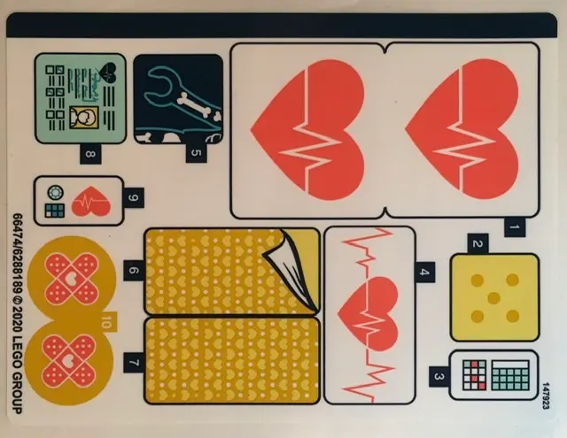 Sticker Sheet for Set 41394, Sheet 1 - (66474/6288189)