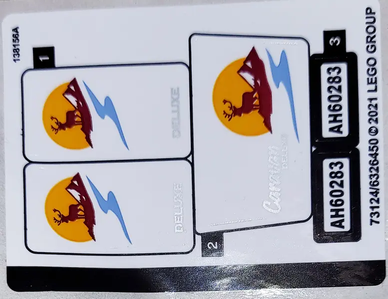 Sticker Sheet for Set 60283 - (73124/6326450)