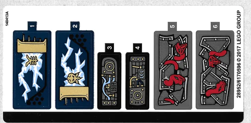 Sticker Sheet for Set 70622 - (28952/6170596)