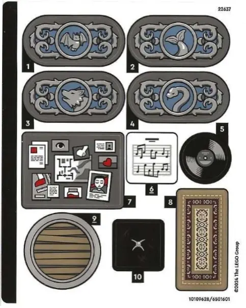 Sticker Sheet for Set 76781, Sheet 1 - (10109628/6501601)