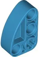 Azure Technic, Liftarm, Modified L-Shape Quarter Ellipse Thick 2 x 3