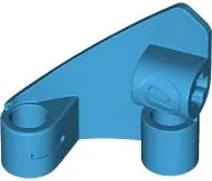 Azure Technic, Panel Curved #10 3 x 3 Tapered Right