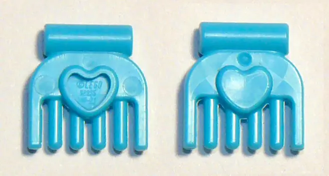 Medium Azure Friends Accessories Comb, Small with Heart
