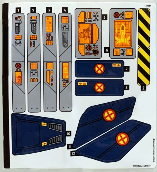 Sticker Sheet for Set 76281 - (10106209/6467627)