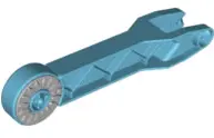 Medium Azure Duplo Crane Arm with Light Bluish Gray Locking Ring and Drum Narrow Ridged Holder