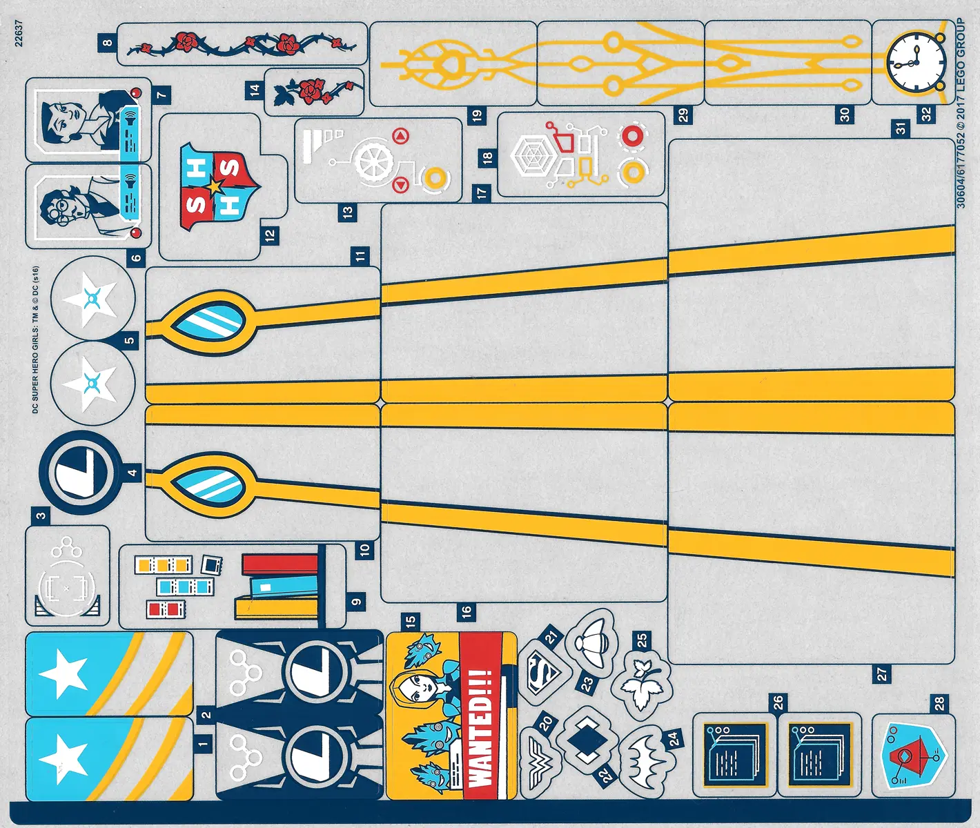 Sticker Sheet for Set 41232 - (30604/6177052)