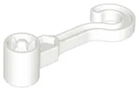 White Duplo Hook with Thick Bracing