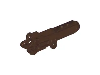 Dark Brown Large Figure Weapon, Rifle Outer Shell 9L