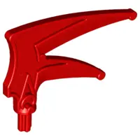 Red Hero Factory Weapon, Axe Head Double Spiked