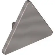 Metallic Silver Road Sign 2 x 2 Triangle with Clip
