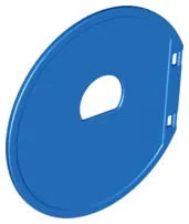 Blue Duplo Ball Tube Exit Door