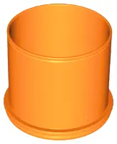Orange Duplo Ball Tube Straight