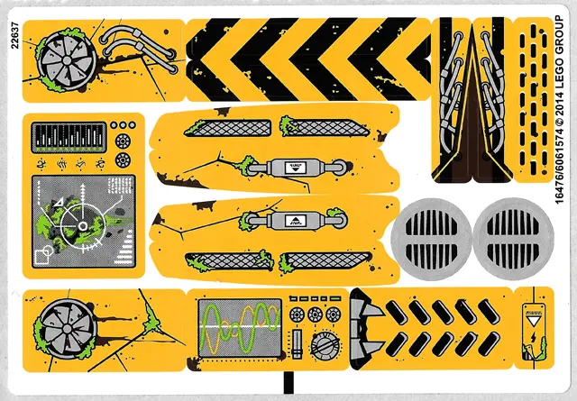 Sticker Sheet for Set 70134, Sheet 1 - (16476/6061574)