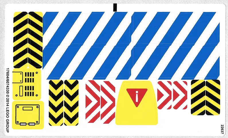 Sticker Sheet for Set 70814 - International Version - (17604/6074330)